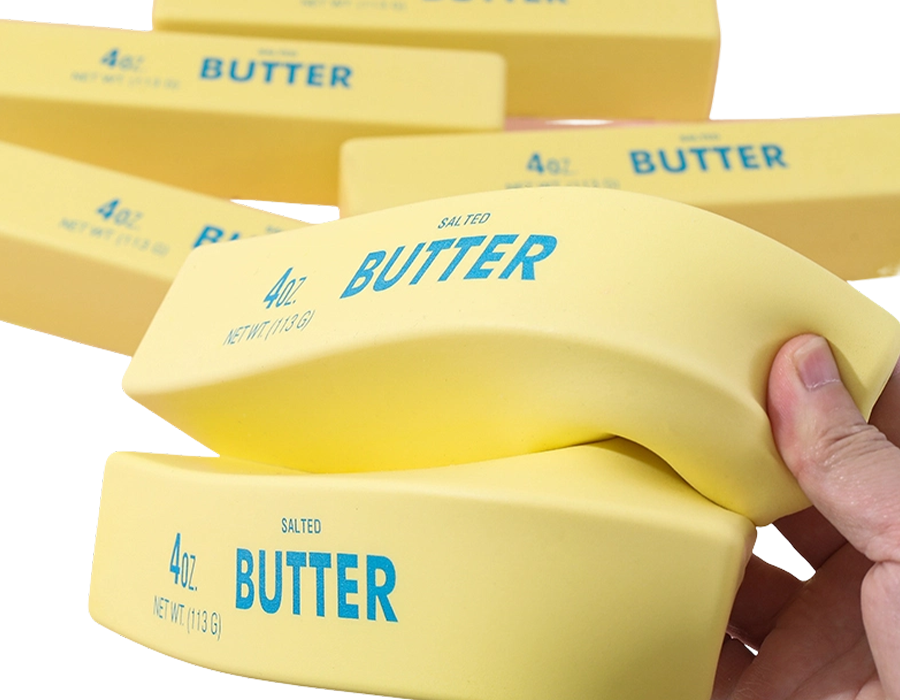 Jouet en bâton de beurre de taille moyenne