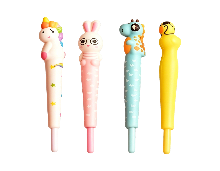 Stylo anti-stress en forme d'animal