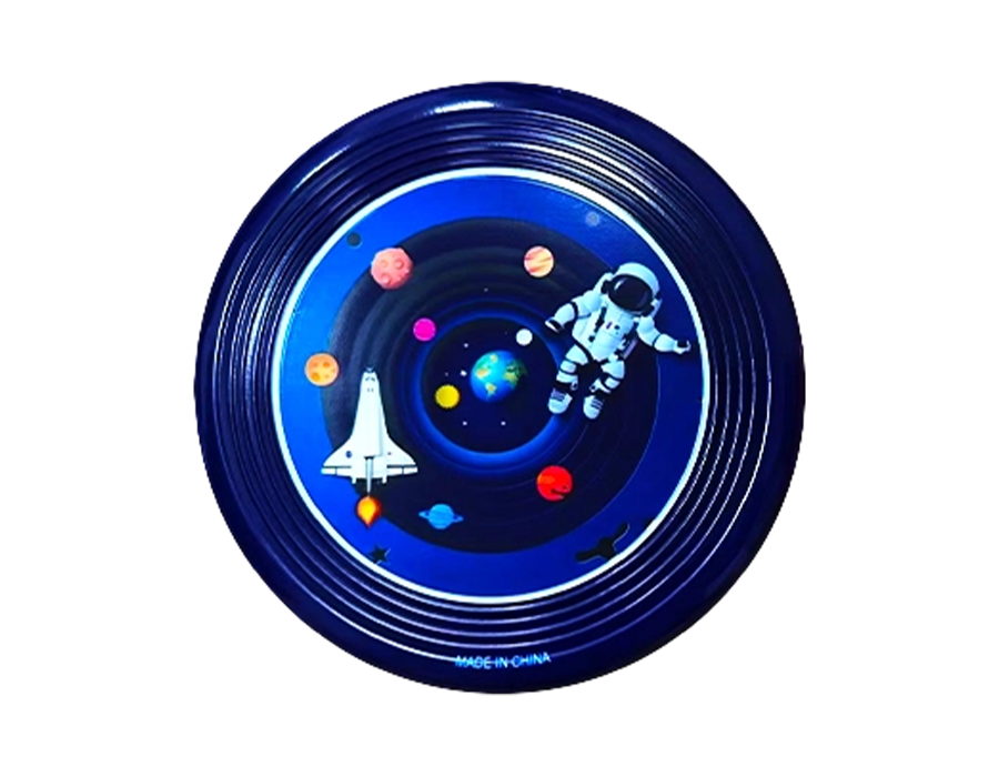 Disque volant sur le thème des astronautes