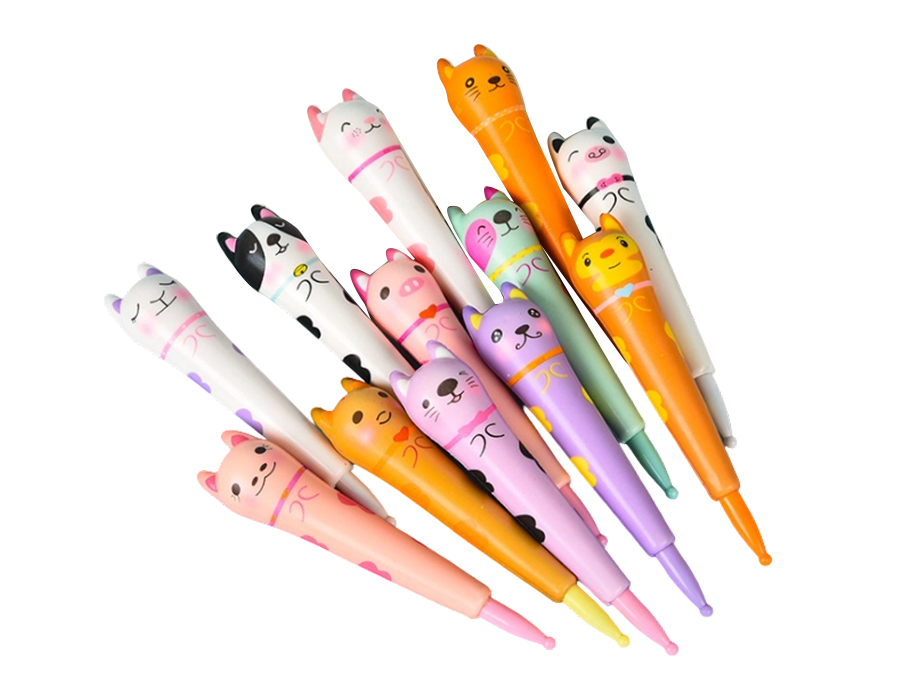 Stylo anti-stress en forme de chaton
