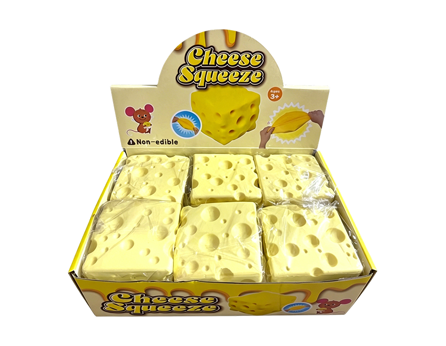 Jouet en forme de cube de fromage 10,5