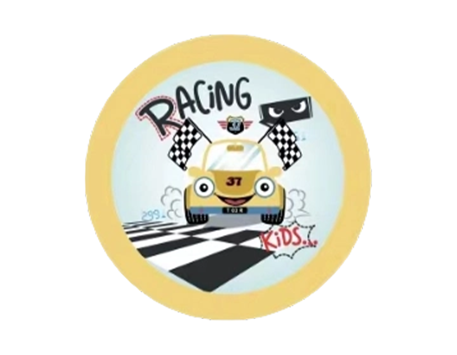 Disque volant à motif de voiture de sport