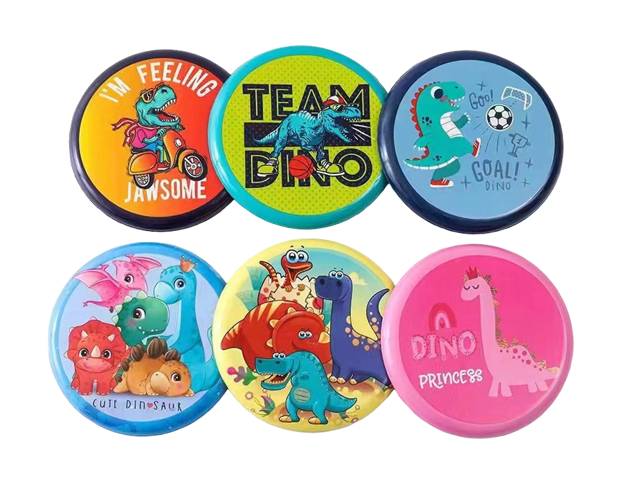 Disque volant à motif de série de dinosaures