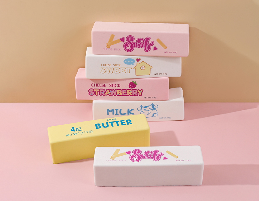 Petit jouet en bâton de beurre (imprimé en couleur)