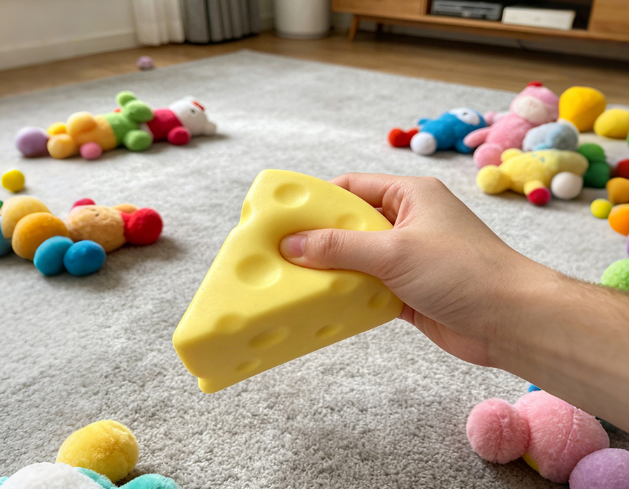 Blocs de fromage triangulaires