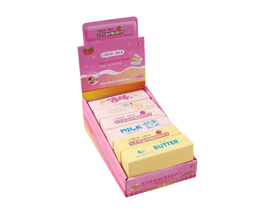 Fabricant de Squishy PU doux au beurre : couleurs superposées, tailles personnalisées
